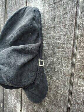 Vintage Black Hat with Rhinestones